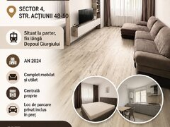Giurgiului, apartament 2 camere, loc de parcare inclus